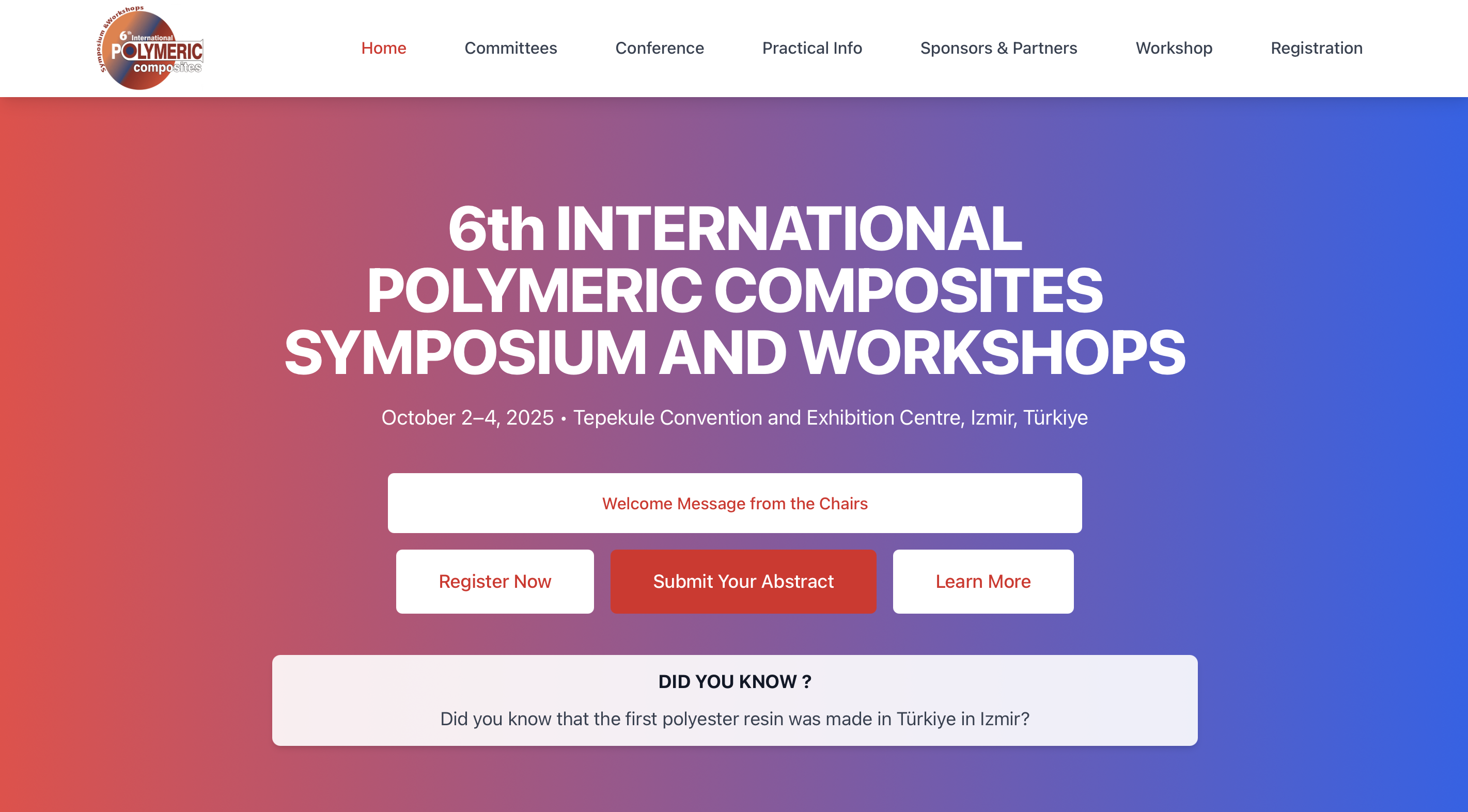 Polymeric Composites Symposium